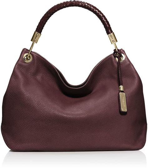 michael kors large skorpios grained shoulder bag|michael kors large shoulder bag.